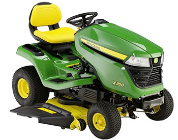 John Deere X350 Rasentraktor  inkl. Seitenauswurfmähwerk